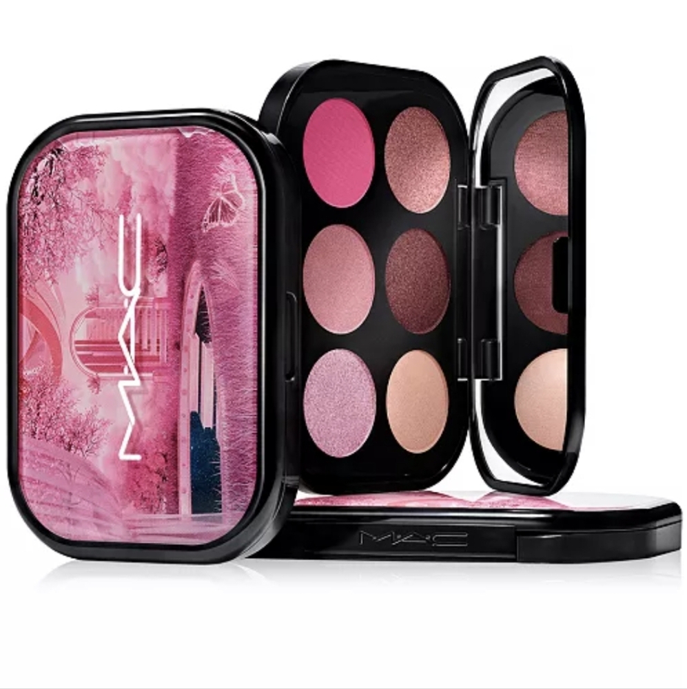MAC Connect In Color Eyeshadow Palette Rose Lens